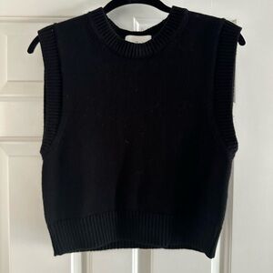 Wilfred black vest top